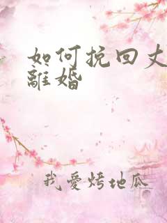 如何挽回丈夫要离婚