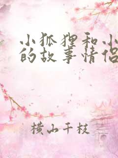 小狐狸和小兔子的故事情侣睡前情侣