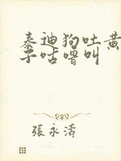 泰迪狗吐黄水肚子咕噜叫