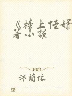 《榜上佳婿》原著小说