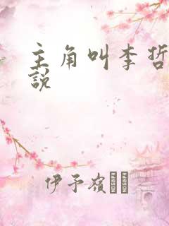 主角叫李哲的小说