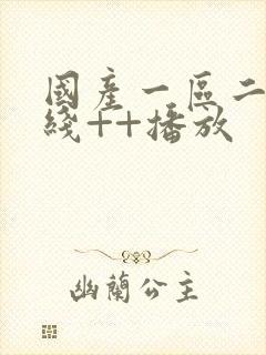 国产一区二区在线++播放