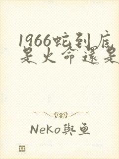 1966蛇到底是火命还是木命