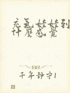 充气娃娃到底是什么感觉