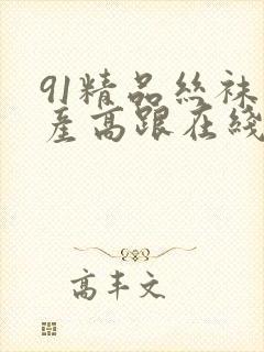 91精品丝袜国产高跟在线