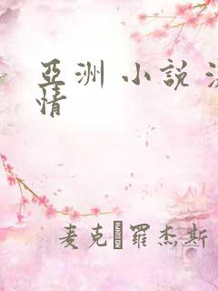 亚洲 小说 激情