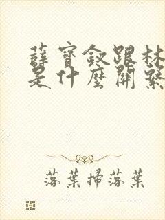 薛宝钗跟林黛玉是什么关系