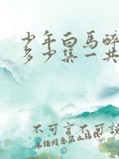 少年白马醉春风多少集一共