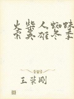 火柴人蜘蛛侠绳索英雄冬季版