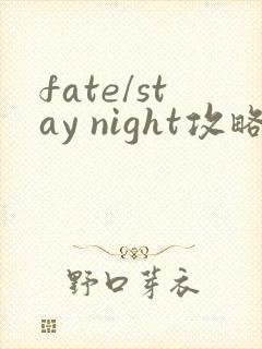 fate/stay night攻略