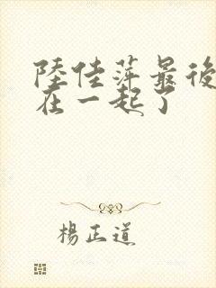 陆佳萍最后和谁在一起了