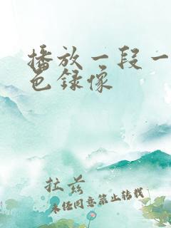 播放一段一级黄色录像