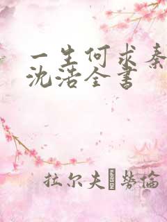 一生何求秦菲雪沈浩全书