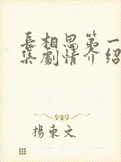 长相思第一季分集剧情介绍