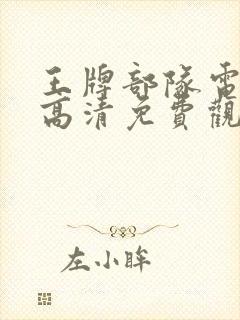 王牌部队电视剧高清免费观看