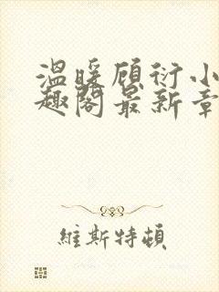 温暖顾衍小说笔趣阁最新章节更新