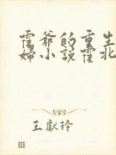 霍爷的重生小媳妇小说霍北江