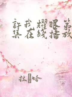 许我耀眼第20集在线播放