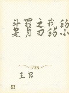 斗罗之我的武魂是月刃的小说