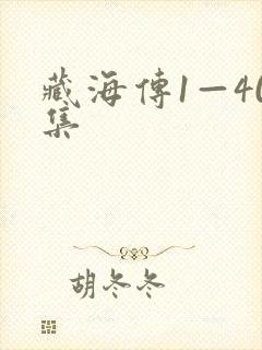 藏海传1—40集