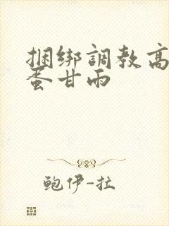 捆绑调教高潮跳蛋甘雨