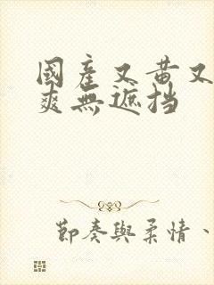 国产又黄又色又爽无遮挡