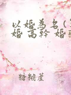 以婚为名 (军婚 高干 婚恋)