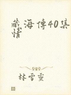 藏海传40集剧情