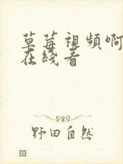 草莓视频啊啊啊在线看