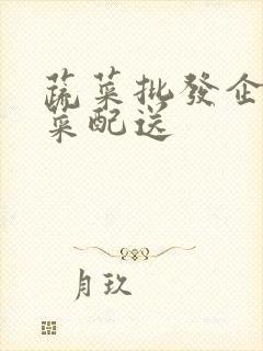 蔬菜批发企业蔬菜配送