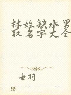 林姓缺水男孩子取名字大全