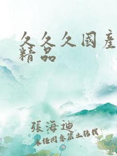 久久久国产高清精品