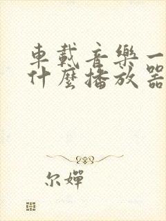 车载音乐一般用什么播放器