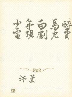 少年白马醉春风电视剧免费观看高清