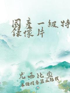 国产一级特黄色录像片