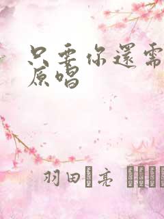 只要你还需要我原唱