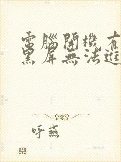 电脑开机有鼠标黑屏无法进入桌面