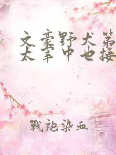 文豪野犬第8集太宰中也接吻