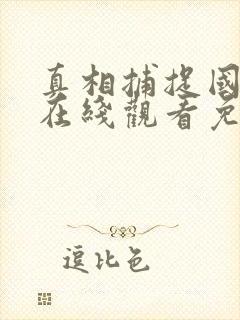 真相捕捉国语版在线观看免费完整版