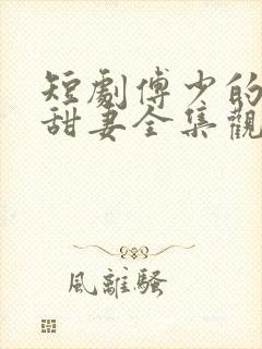 短剧傅少的闪婚甜妻全集观看