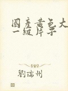 国产黄色大粗吊一级片子