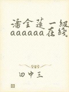 潘金莲一级淫片aaaaaa在线