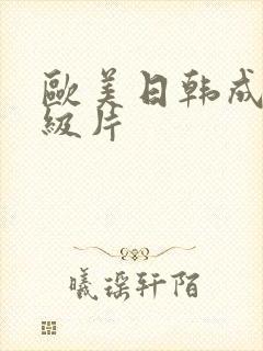 欧美日韩成人一级片