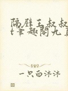 隔壁王叔叔txt笔趣阁九真