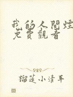 我的人间烟火 免费观看