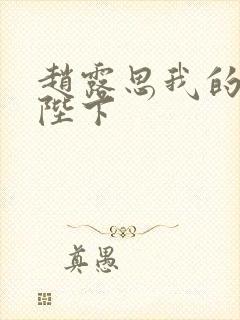 赵露思我的皇帝陛下