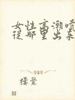 女性高潮喷水是从哪里出来的