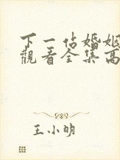 下一站婚姻免费观看全集高清