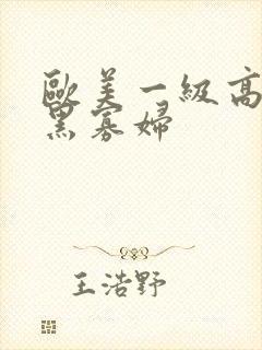 欧美一级高清片黑寡妇