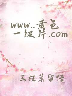 www..黄色一级片.com